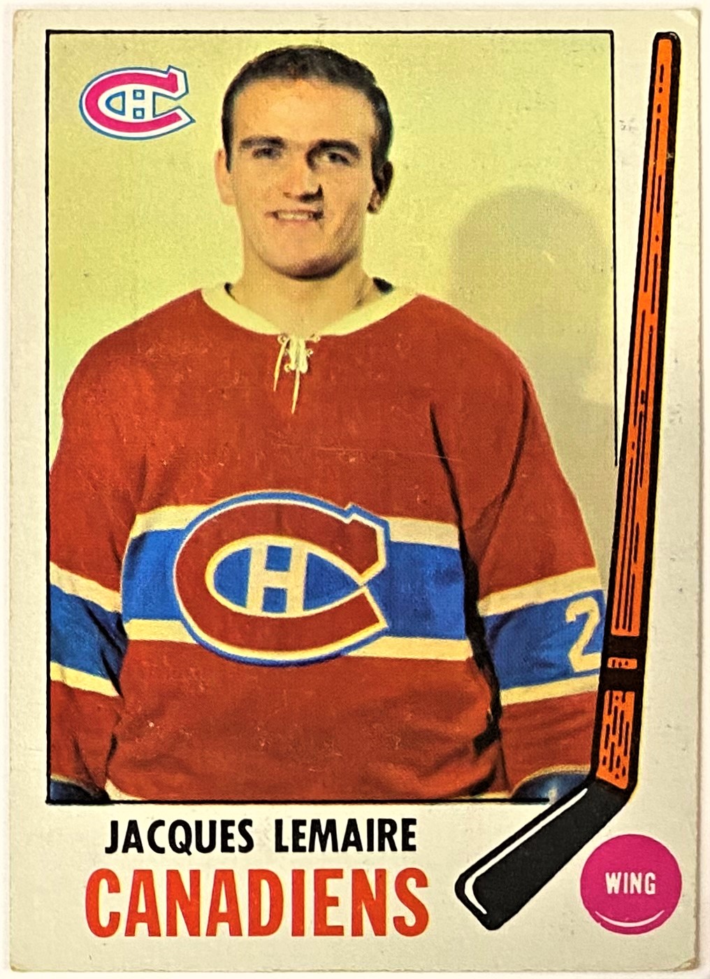 Jacques Lemaire 196970 Topps Montreal Canadiens Hockey Card KBK Sports