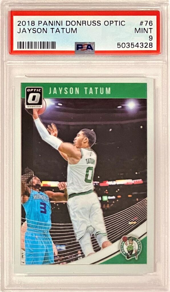 Jayson Tatum 201819 Panini Donruss Optic Basketball Boston Celtics