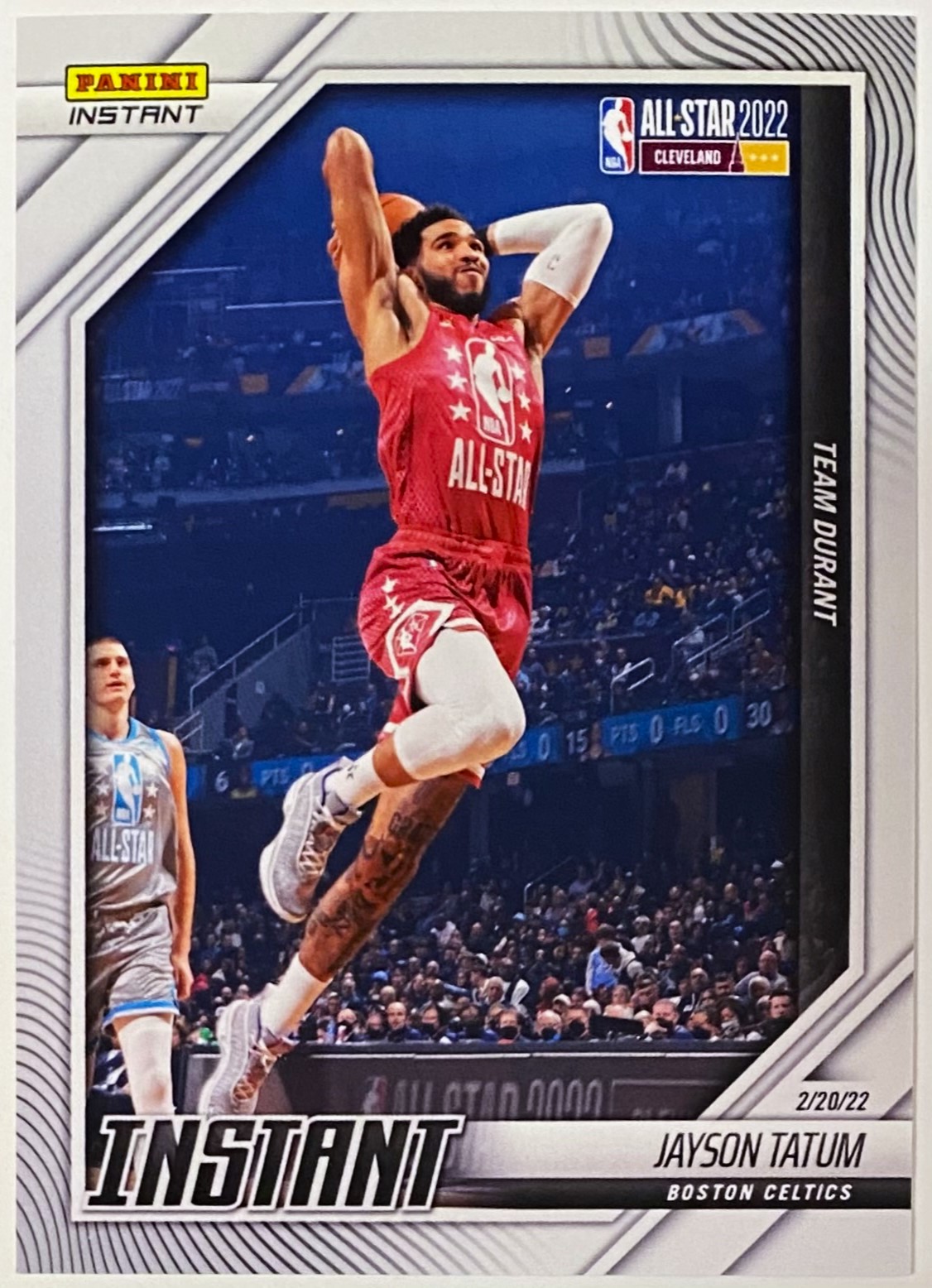 Jayson Tatum 202122 Panini Instant Basketball Boston Celtics AllStar