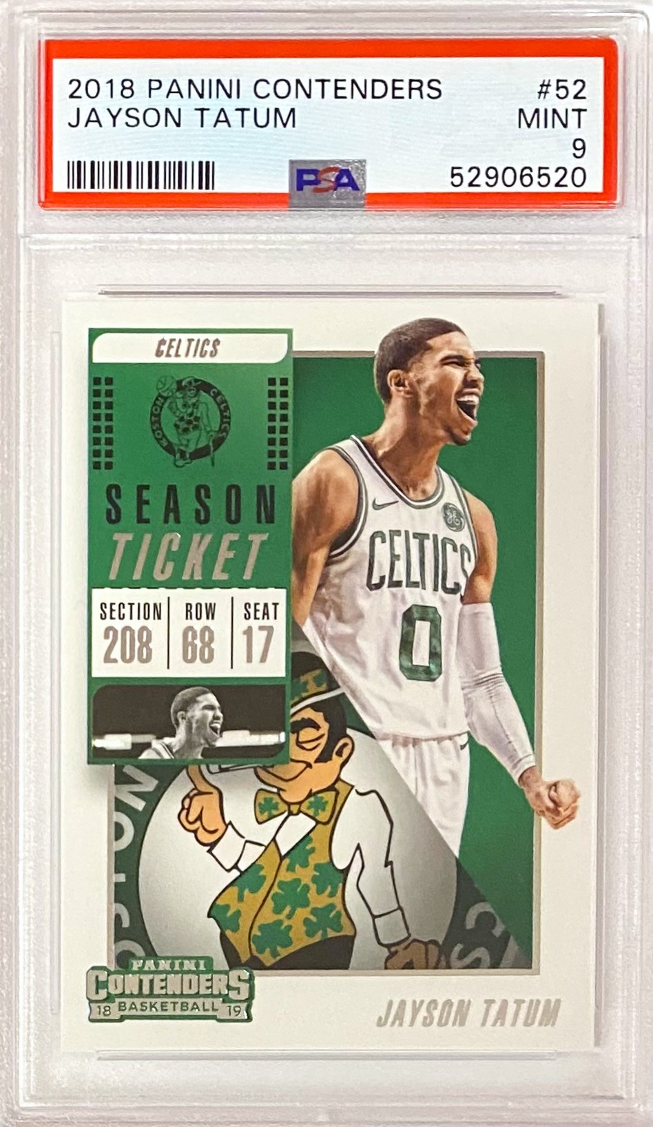 Jayson Tatum 201819 Panini Contenders Basketball Boston Celtics Season