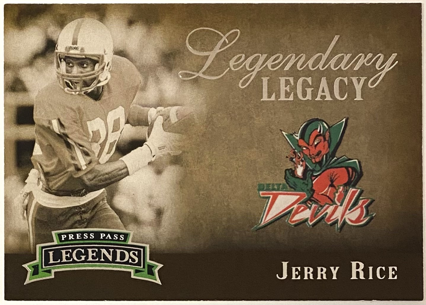 Jerry Rice 2007 Press Pass Mississippi Valley State Delta Devils