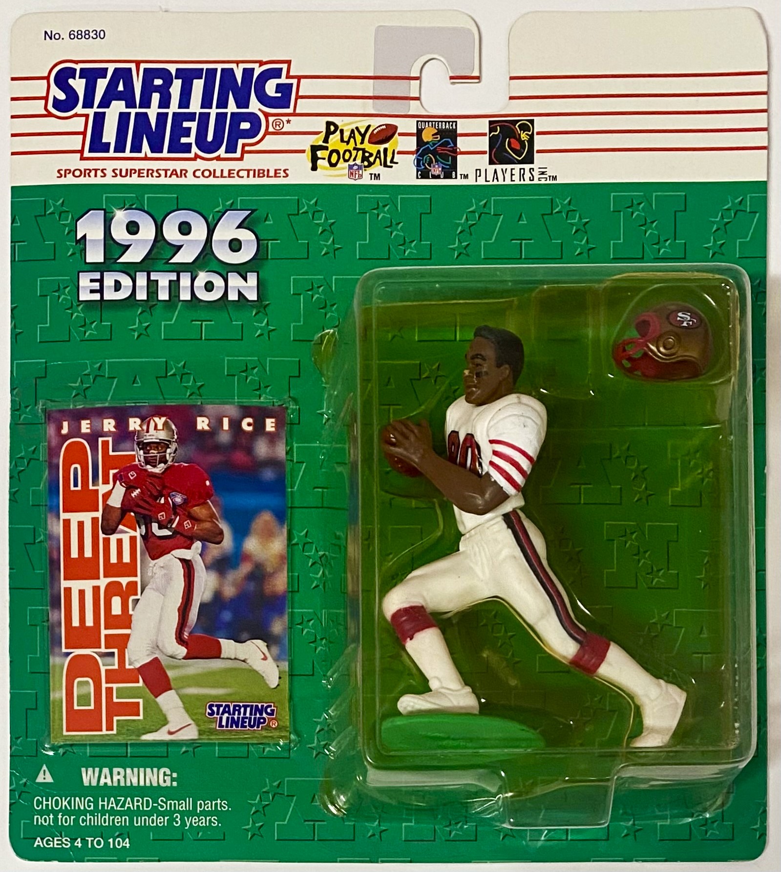Jerry Rice 1996 Starting Lineup Football Sports Superstar Collectible w