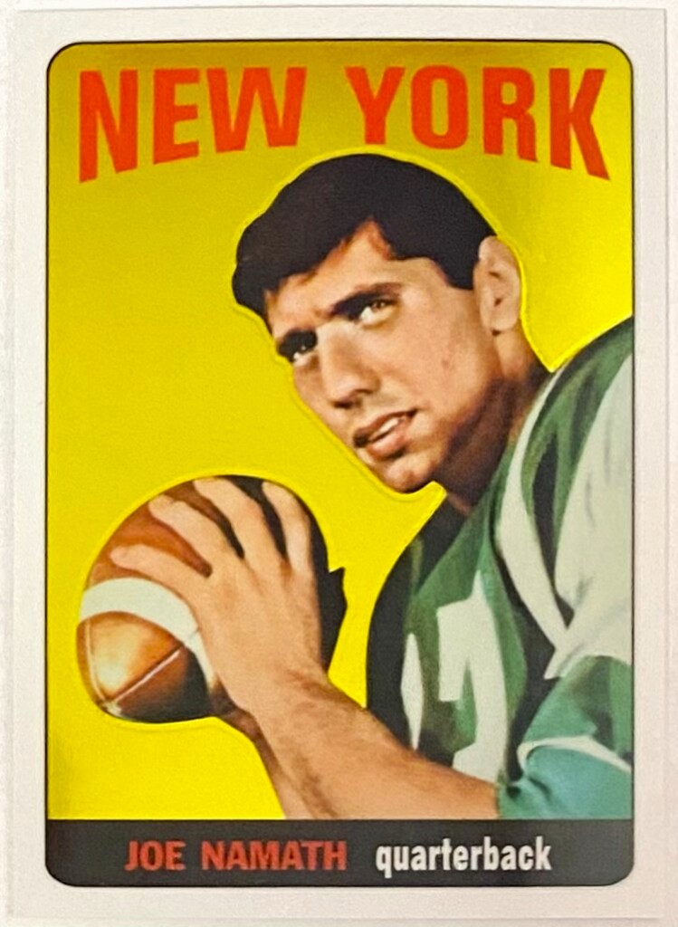 Joe Namath 2015 Panini Alabama Crimson Tide Football Card KBK Sports