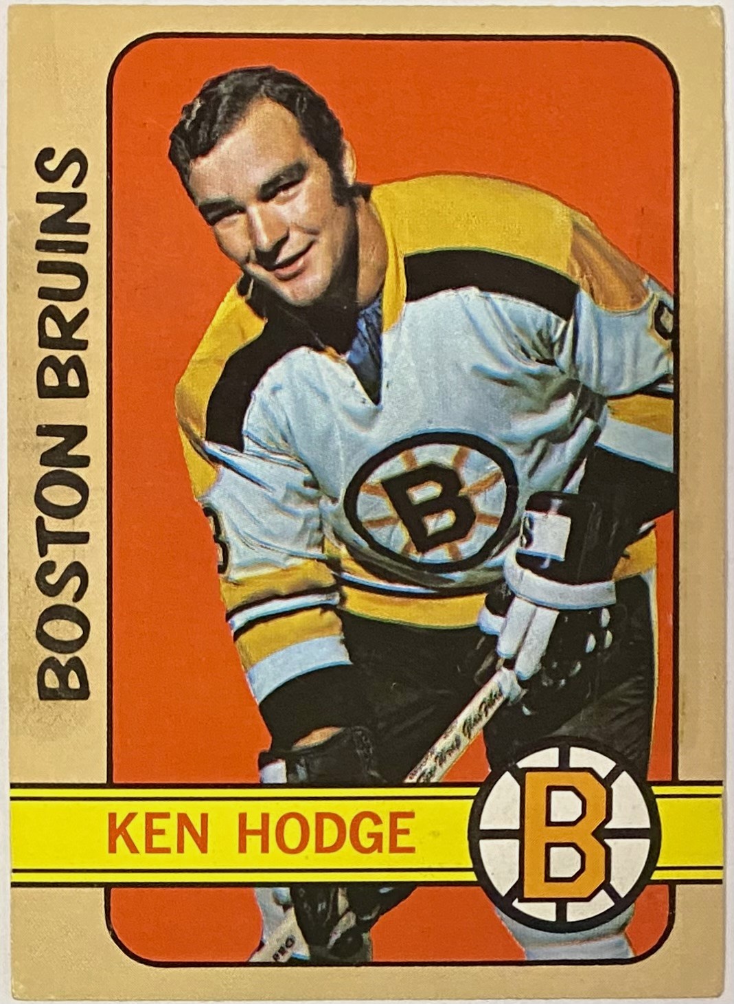 Ken Hodge Sr. 197273 Topps Boston Bruins Hockey Card KBK Sports