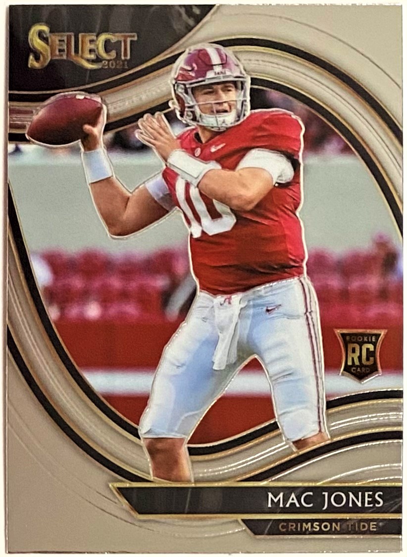 Mac Jones 2021 Panini Chronicles Select Draft Picks Football New England Patriots Rookie Card