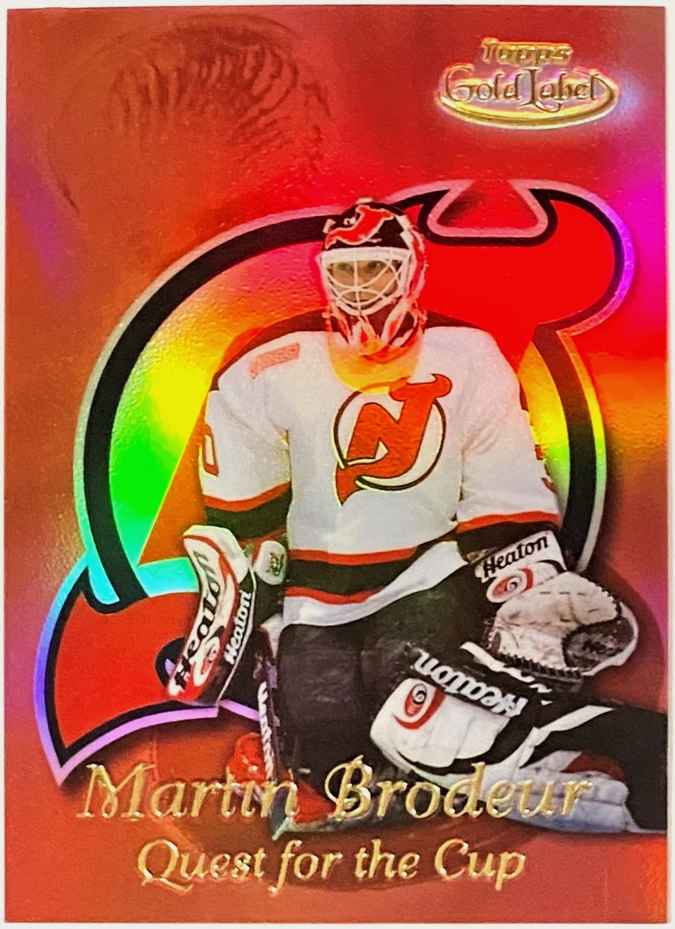Martin Brodeur 199900 Topps Gold Label New Jersey Devils Hockey Quest