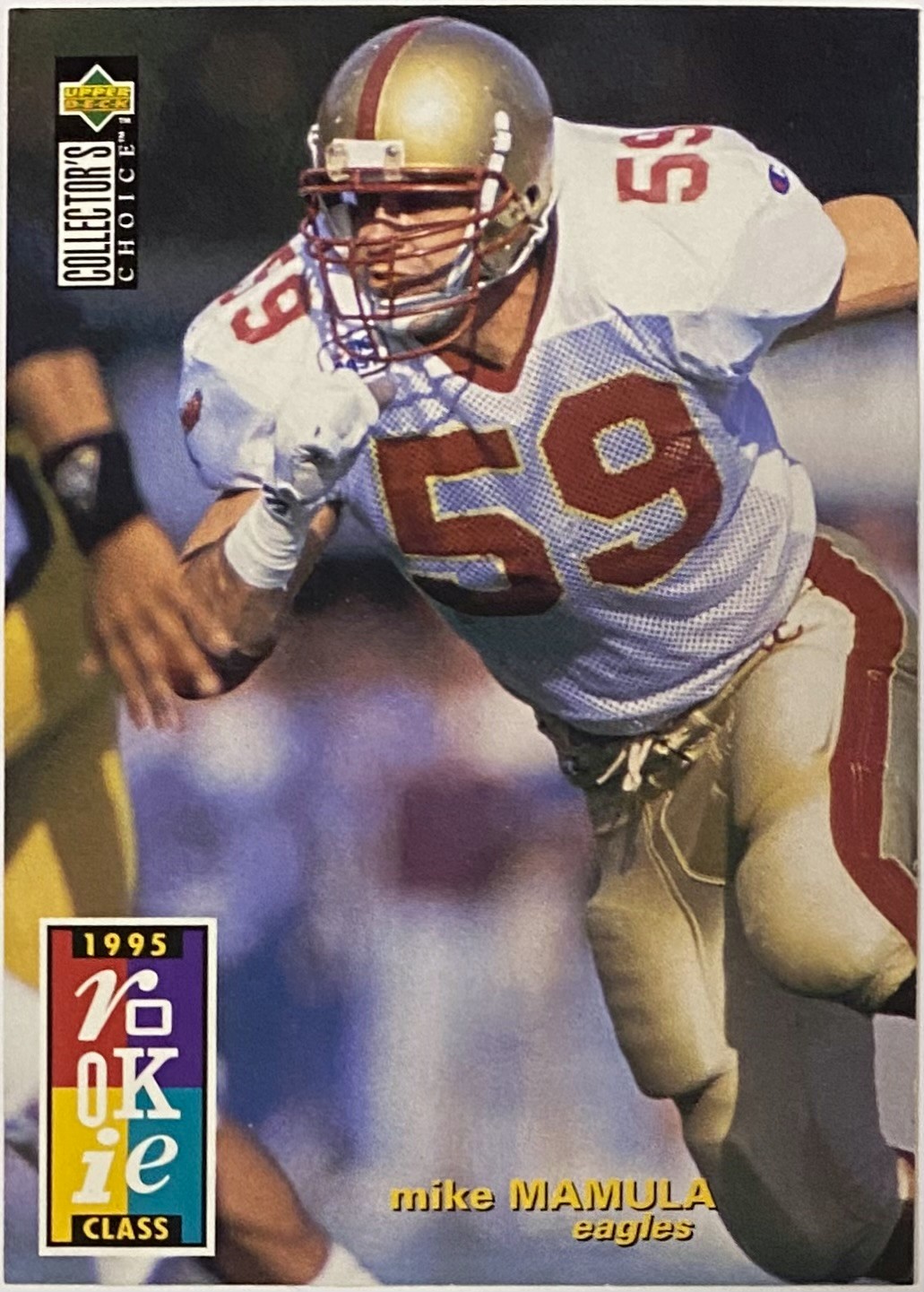 Mike Mamula 1995 Upper Deck Collector's Choice Boston College Eagles