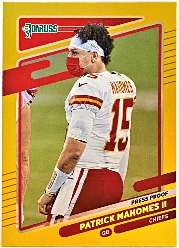 Patrick Mahomes II 2022 Panini Donruss Football Kansas City Chiefs