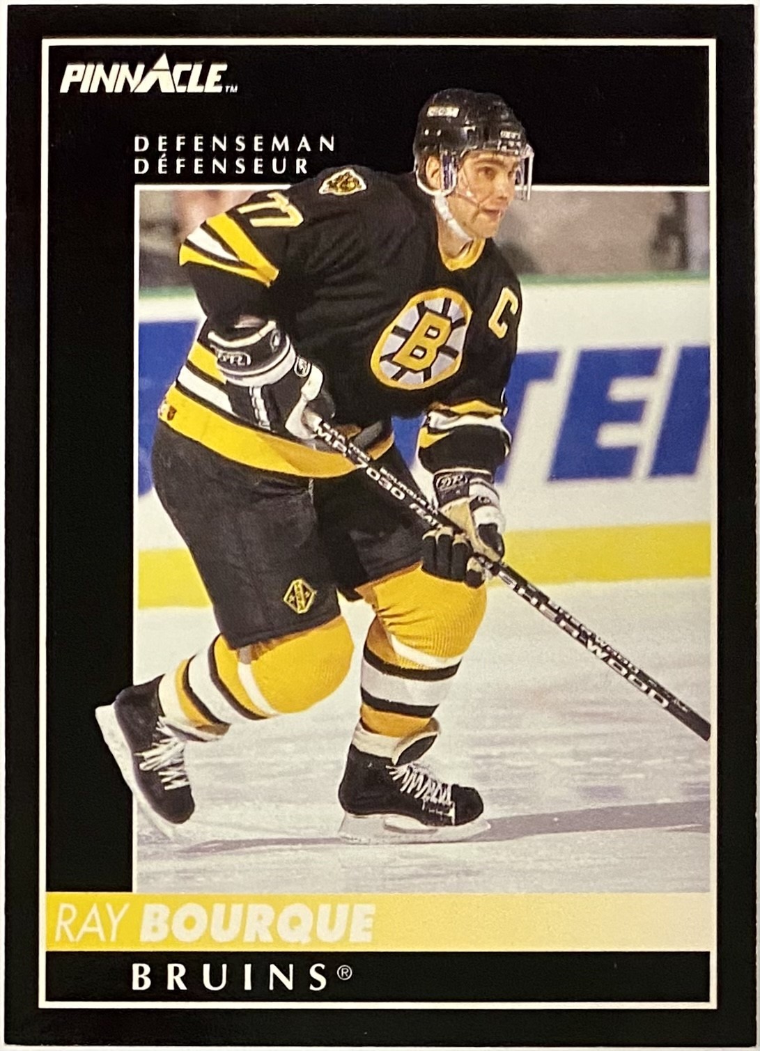 Ray Bourque 199293 Pinnacle Boston Bruins Hockey Card KBK Sports