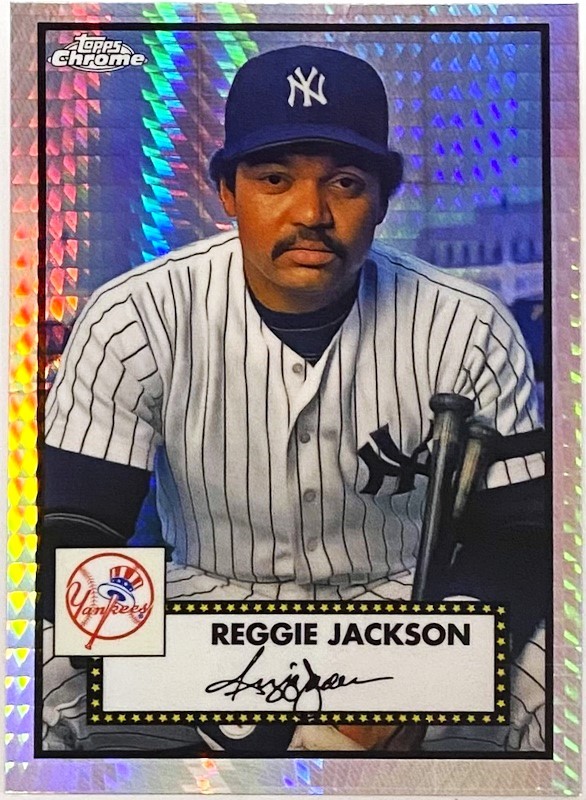 Reggie Jackson 2021 Topps Chrome Platinum Anniversary New York Yankees