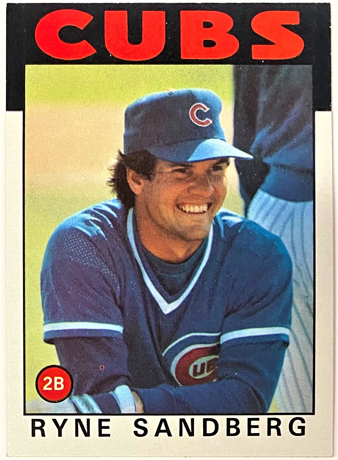 Ryne Sandberg 1987 Leaf Chicago Cubs Baseball Card (HOF) KBK Sports