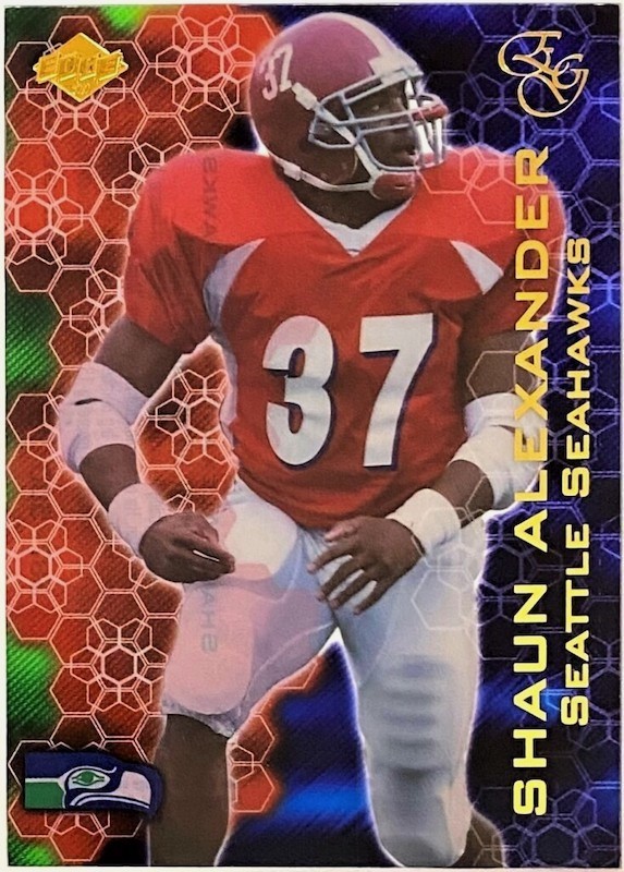Shaun Alexander 2000 Collector's Edge Graded Seattle Seahawks Football