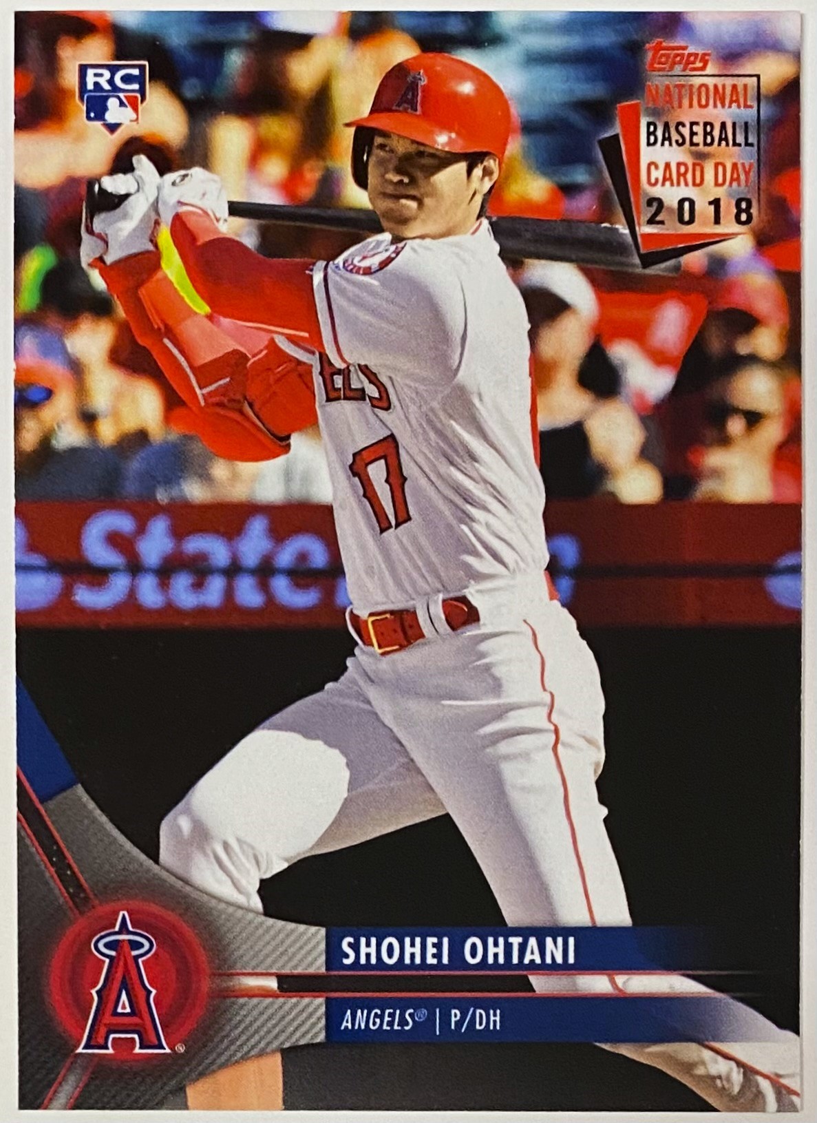 Shohei Ohtani 2018 Topps National Baseball Card Day Los Angeles Angels