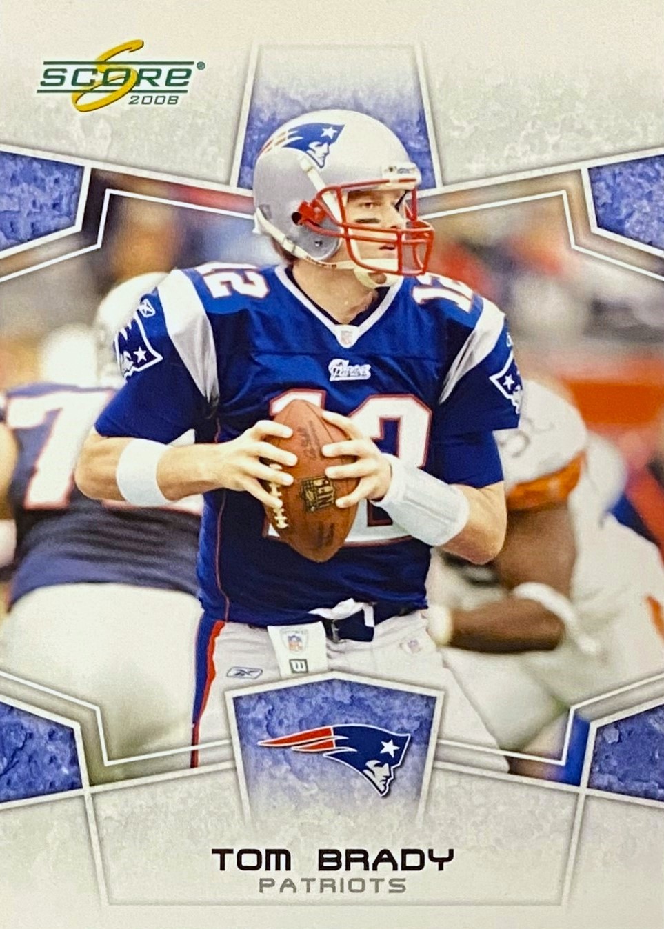Tom Brady 2007 Score New England Patriots Football Card KBK Sports