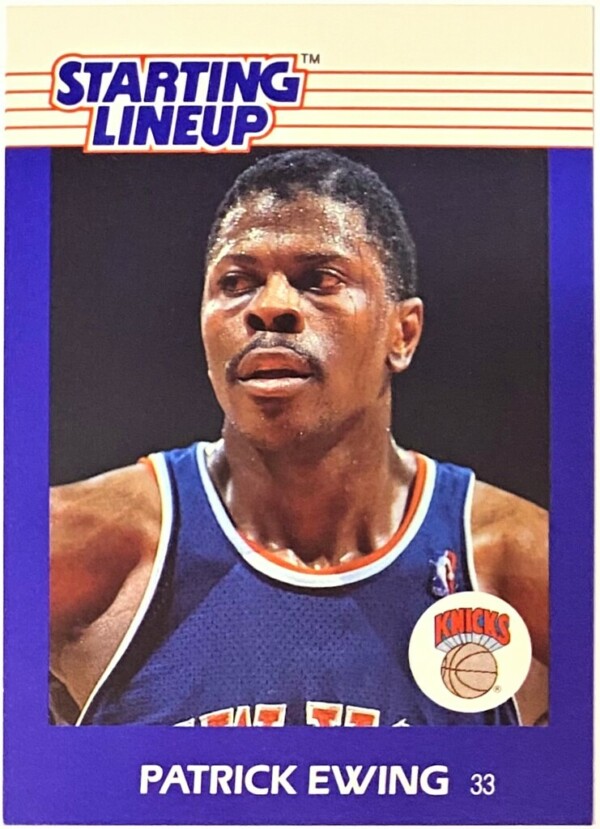 Patrick Ewing 1988 Kenner Starting Lineup New York Knicks Basketball Card KBK Sports
