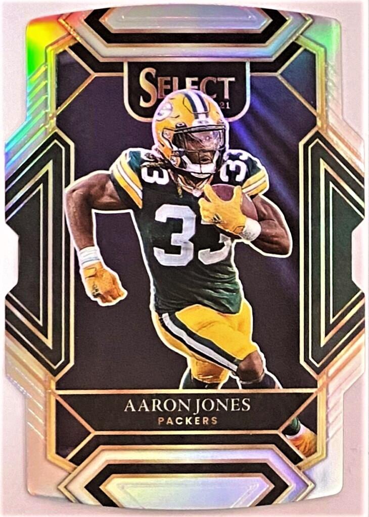 Aaron Jones 2021 Panini Select Football Green Bay Packers Club Level