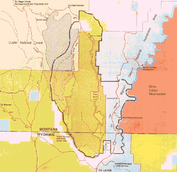 Maps Pryor Mountain Wild Horse Range