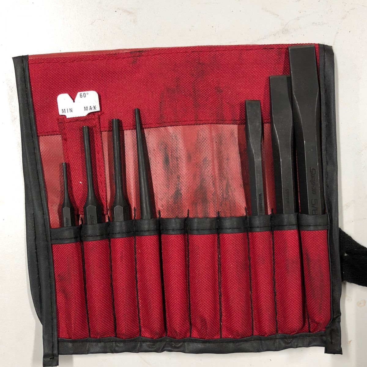 Snap On 8pc Punch and Chisel KB Tools