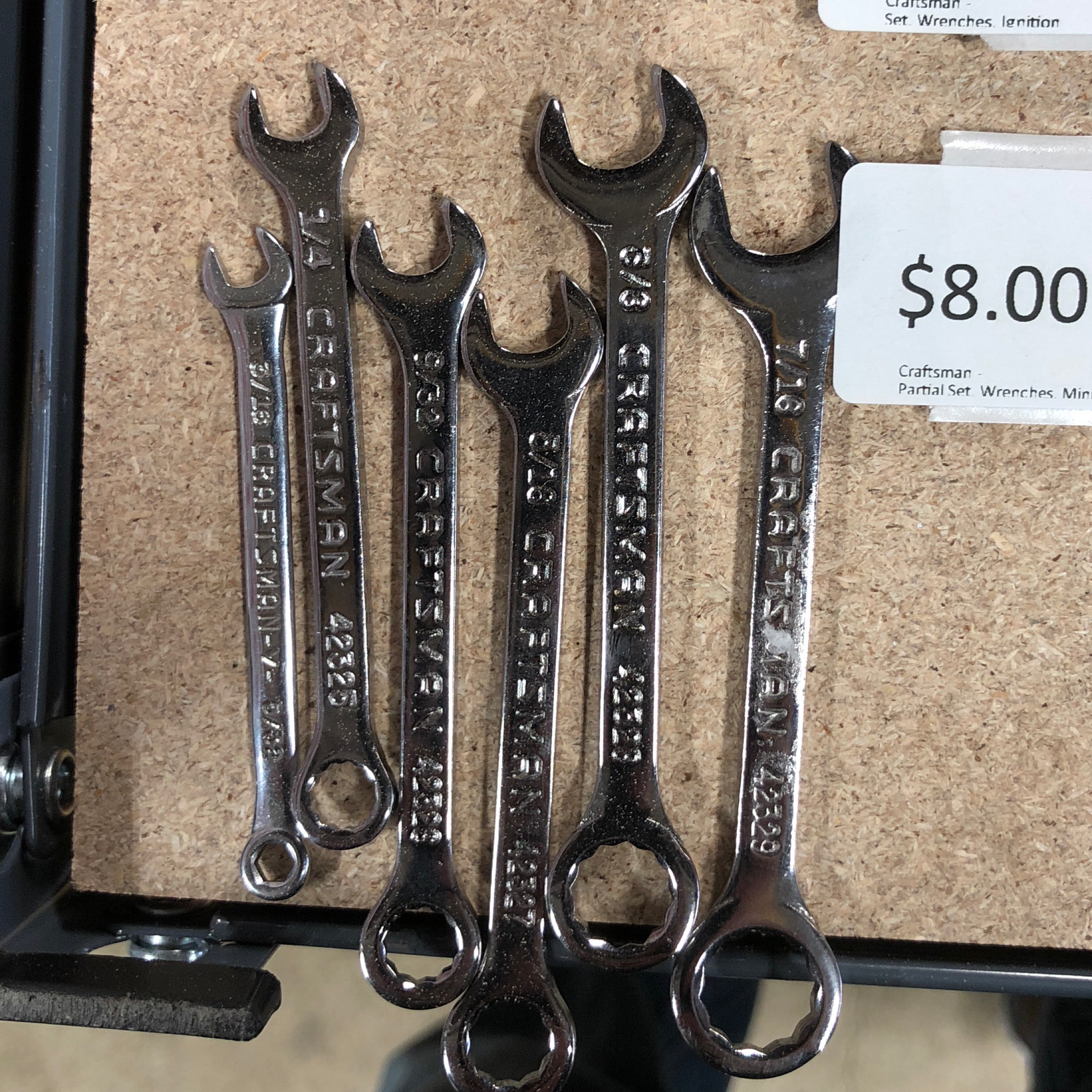 Craftsman Mini Wrenches, 5pc KB Tools