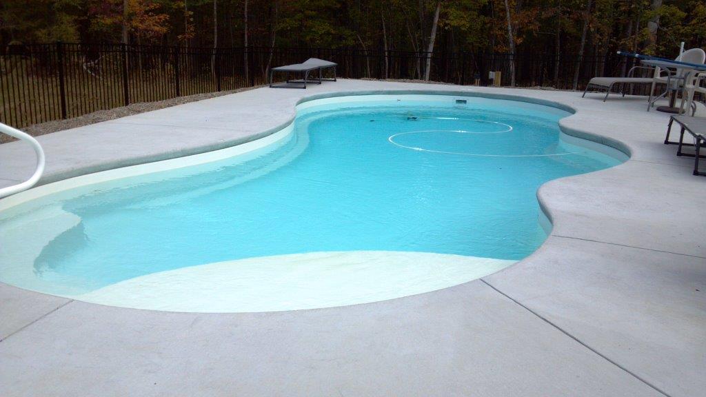 KBuilt Construction and Pools Fiberglass Swimming Pool Installation in