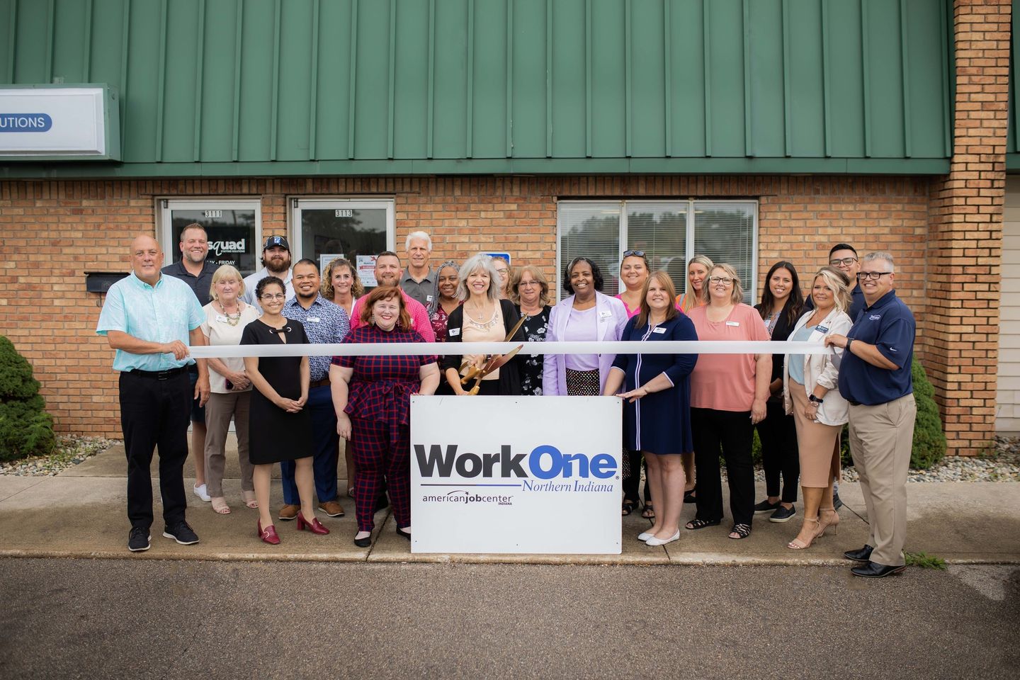 Ribbon Cutting at WorkOne Northern Indiana Kosciusko Chamber of Commerce