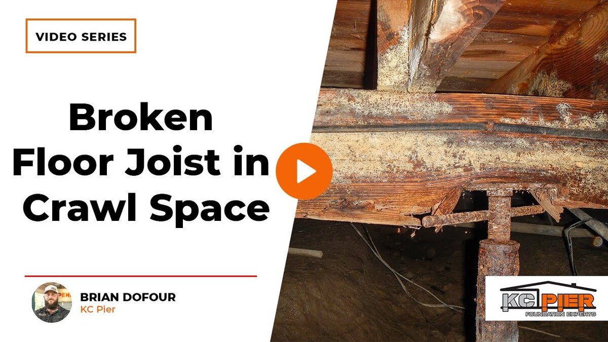 How to Repair a Broken Floor Joist in Crawl Space