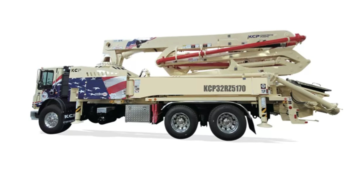 32Meter 5Section KCP Concrete Pump KCP Concrete Pumps