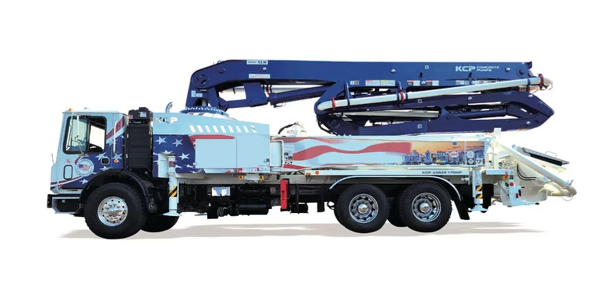 33Meter 5 Section KCP Concrete Pump KCP Concrete Pumps