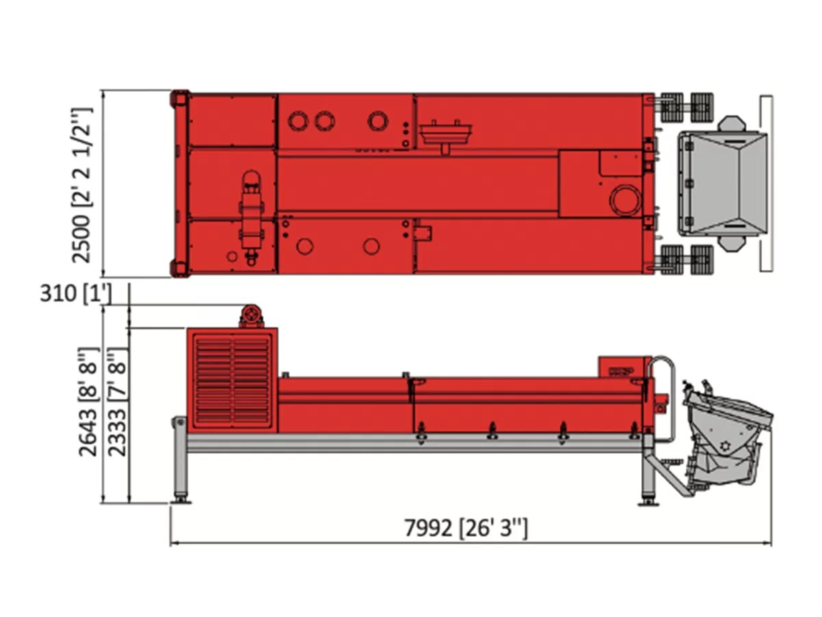 KML2814E KCP Truck Mounted Line Pump KCP Concrete Pumps