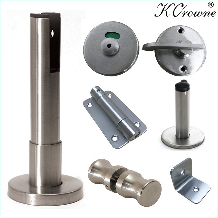 High Quality 304 SS Stainless Steel HPL Toilet Cubicle Partition