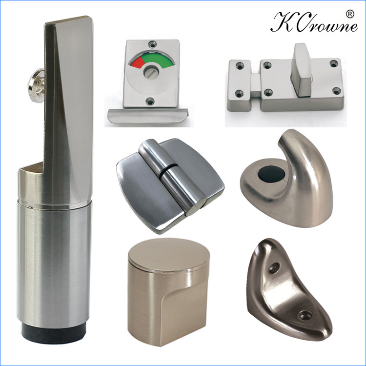 Zinc Alloy Bathroom Toilet Cubicle Partition Hardware Accessories