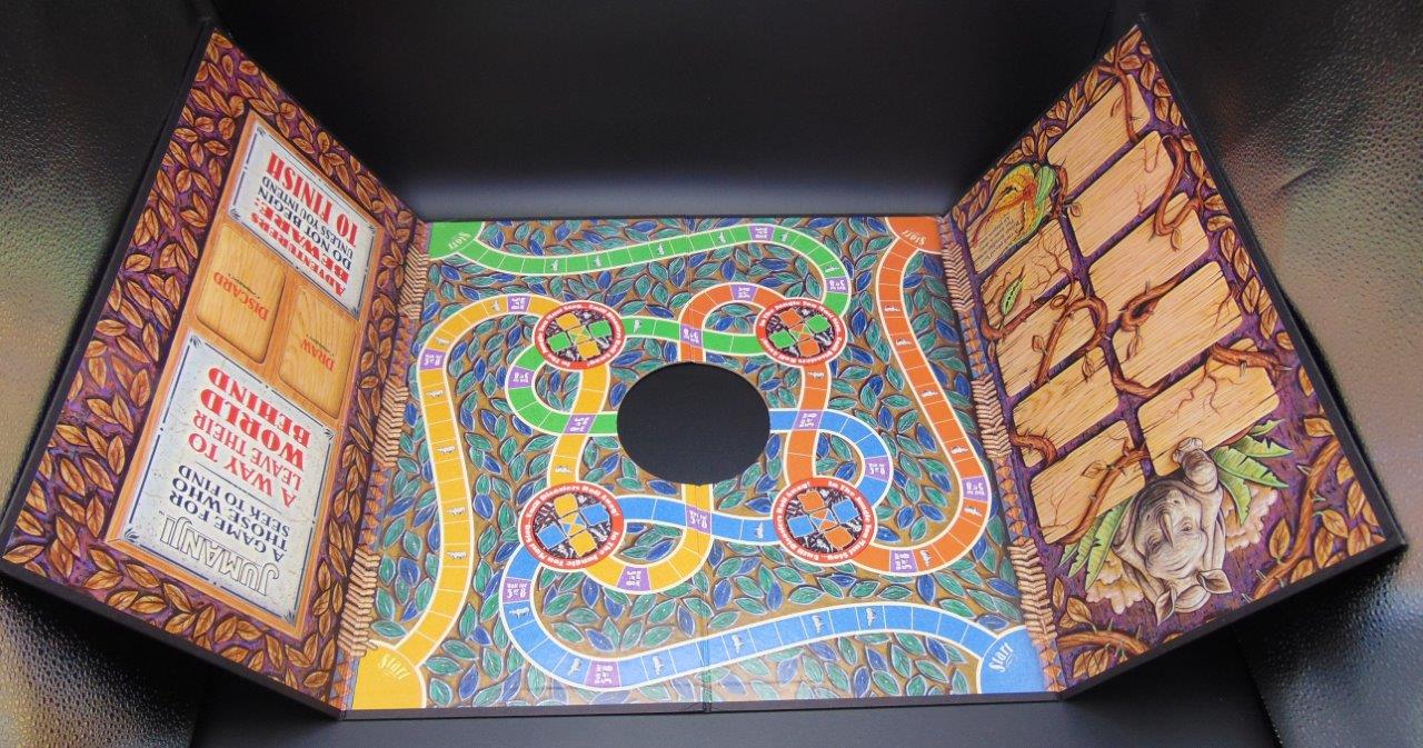 MB Jumanji Board Game 1995 Missing 1 Card KC's Attic