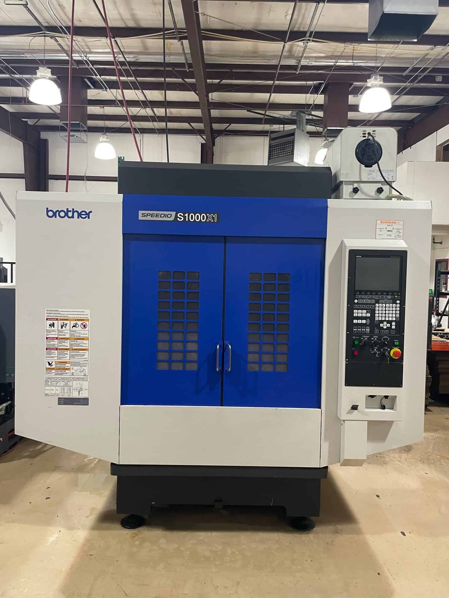 Used Brother Speedio S1000X1 CNC Vertical Machining Center 8072002
