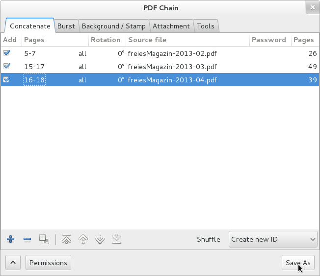 PDF Chain o cómo editar archivos pdf en linux KDE Blog