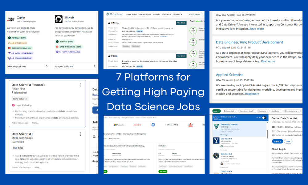 7 Platforms for Getting High Paying Data Science Jobs AI digitalnews