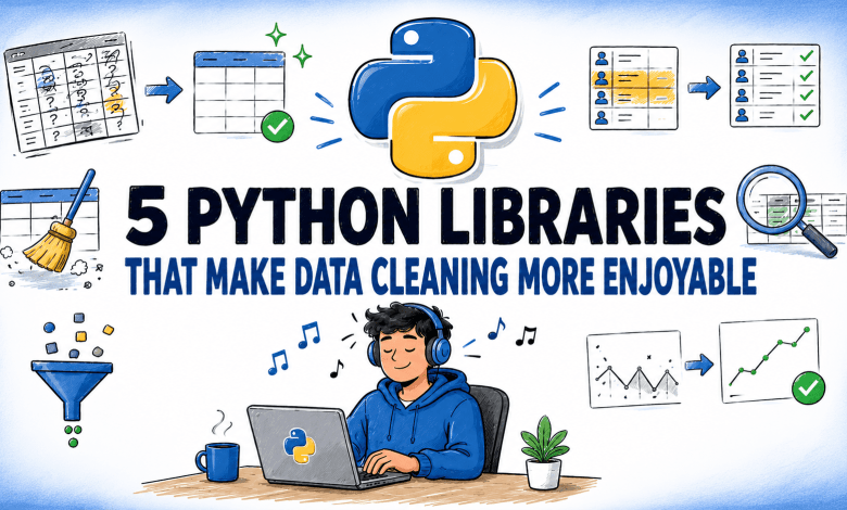 5 Python Libraries That Make Data Cleaning More Enjoyable
