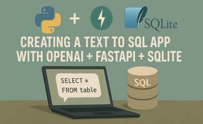 Making a Textual content to SQL App with OpenAI + FastAPI + SQLite