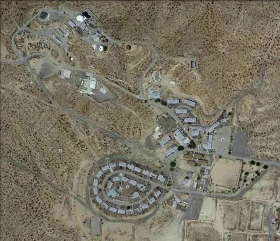 Flight over Boron Air Force Base & Prison