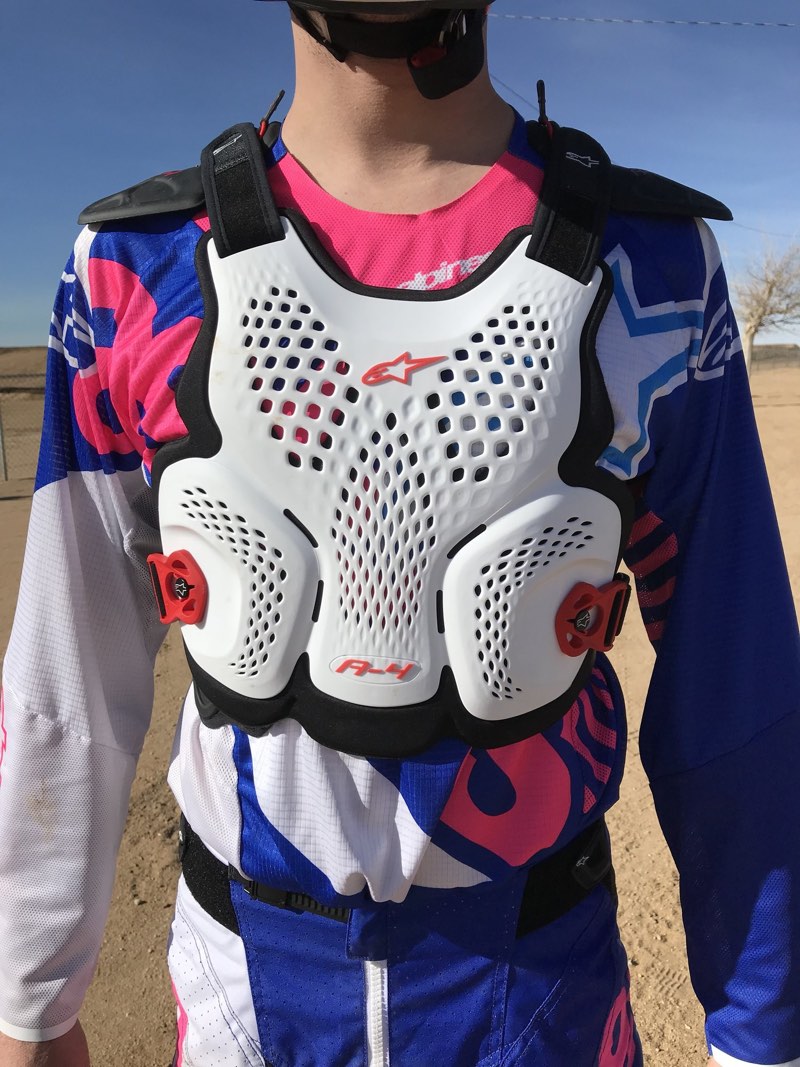 Alpinestars A4 Chest Protector Keefer, Inc. Tested