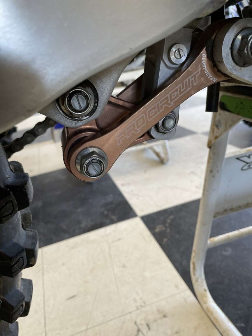 Pro Circuit Linkage (2021 Kawasaki KX250) Keefer, Inc. Tested