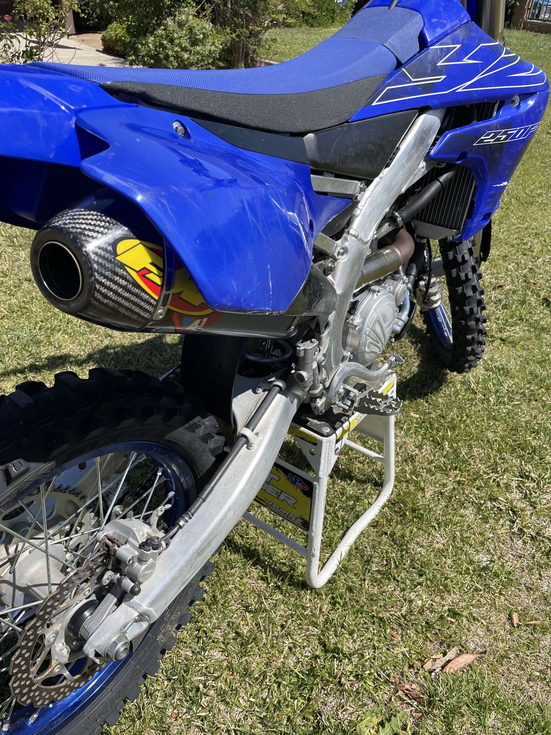 FMF 4.1 Slip On Muffler (2022 Yamaha YZ250F) Keefer, Inc. Tested