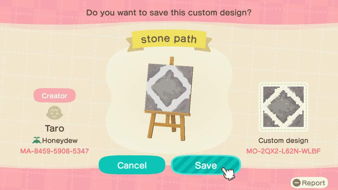 Animal Crossing Qr Codes Stone Paths
