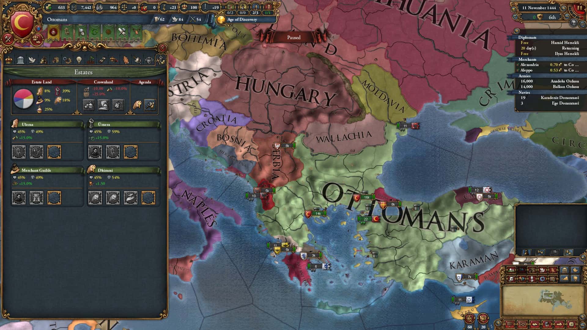 Europa Universalis 4 (EU4) Guide Ottomans Made Easy Early Game