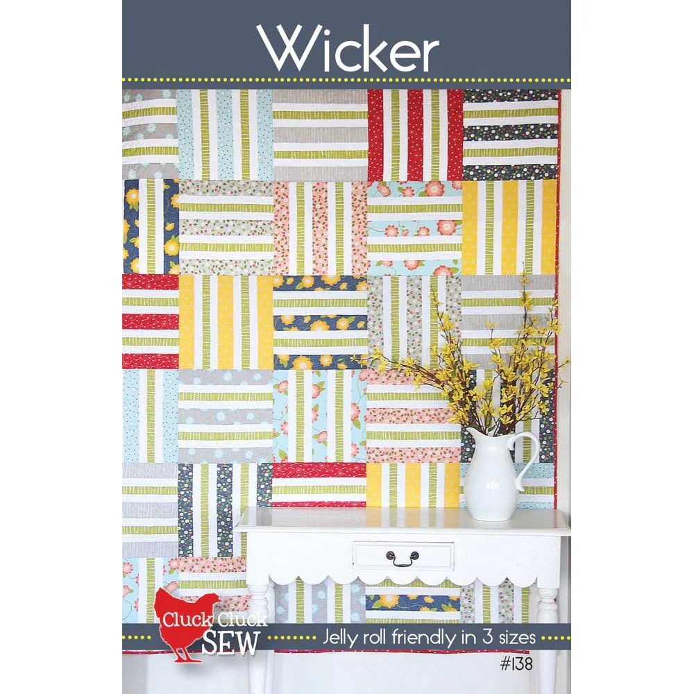 Cluck Cluck Sew Wicker Quilt Pattern Keeper of the Scissors