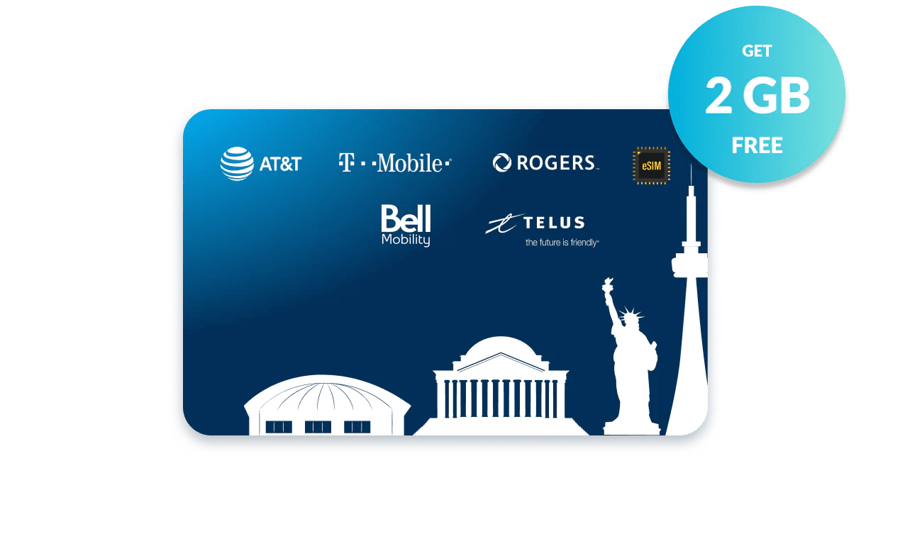 United States eSIM and Canada eSIM eSIM USA and Canada Keepgo