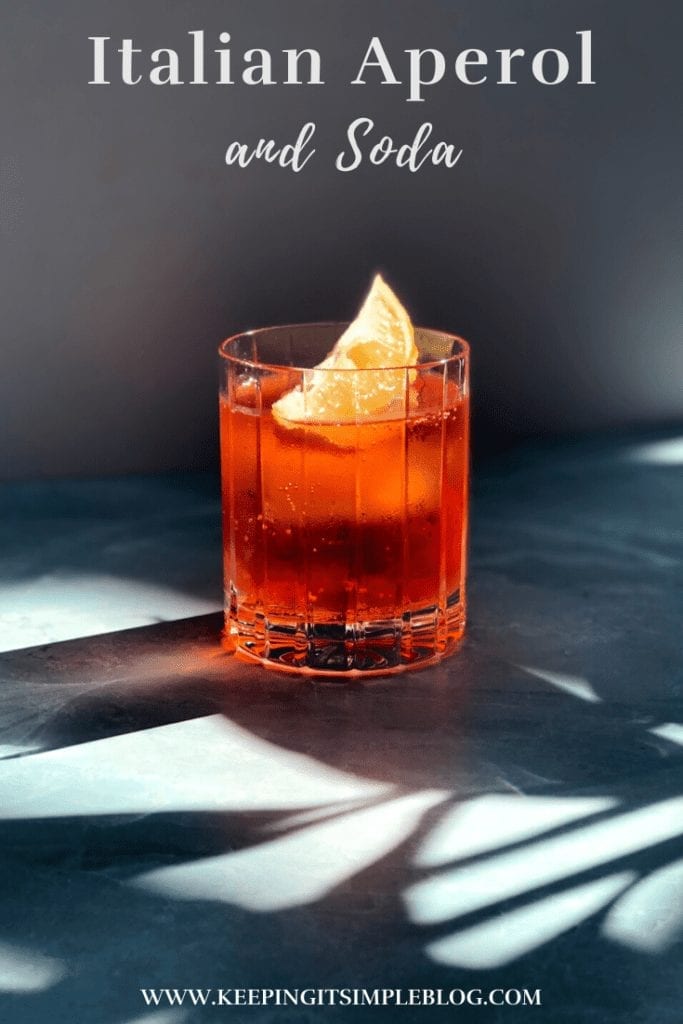 Aperol and Soda A Quick Aperol Drink