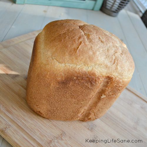 Bread Maker Sandwich Bread Keeping Life Sane