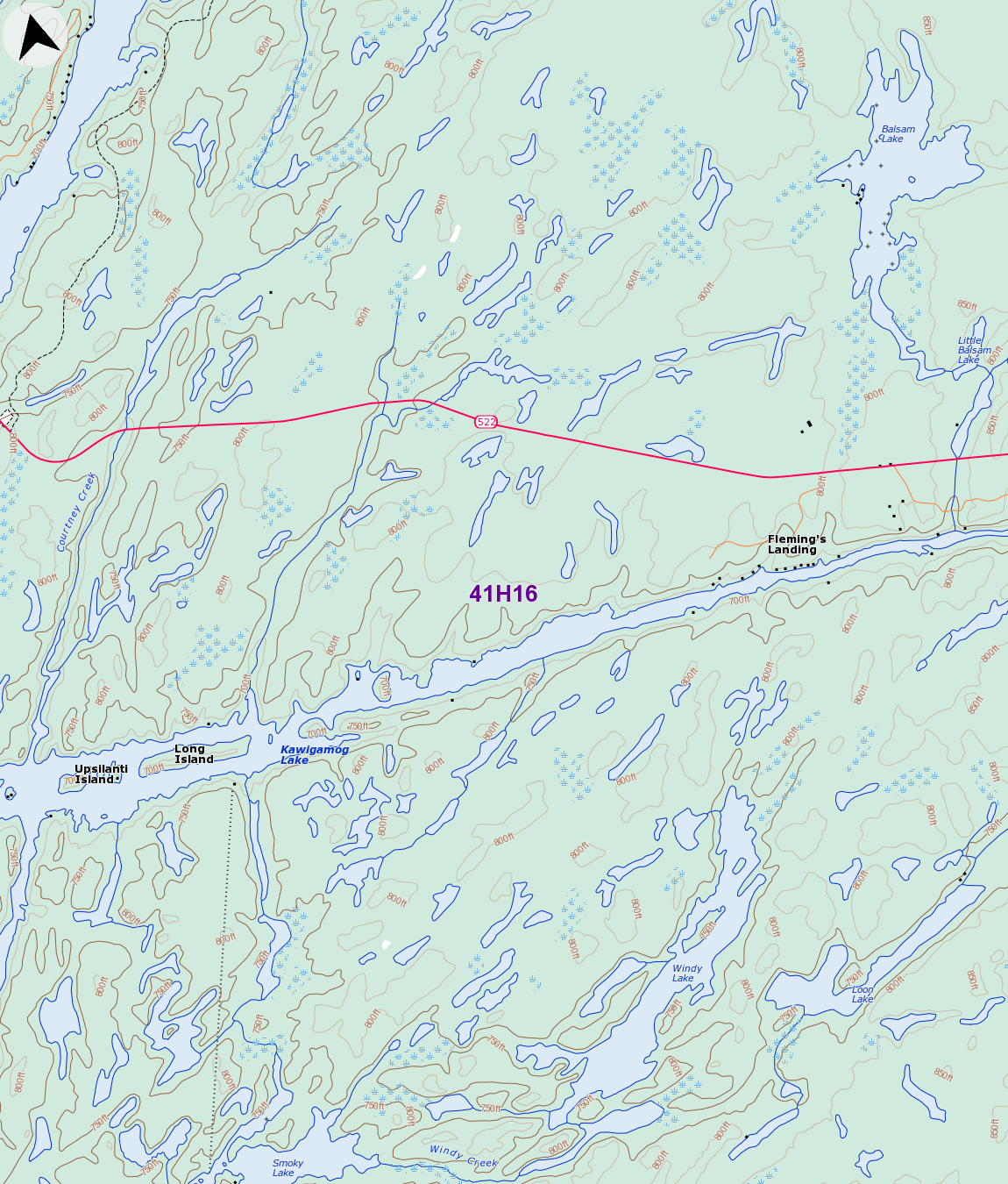 Fishing Maps Starting At Port Loring Ontario THE WALTERS POST