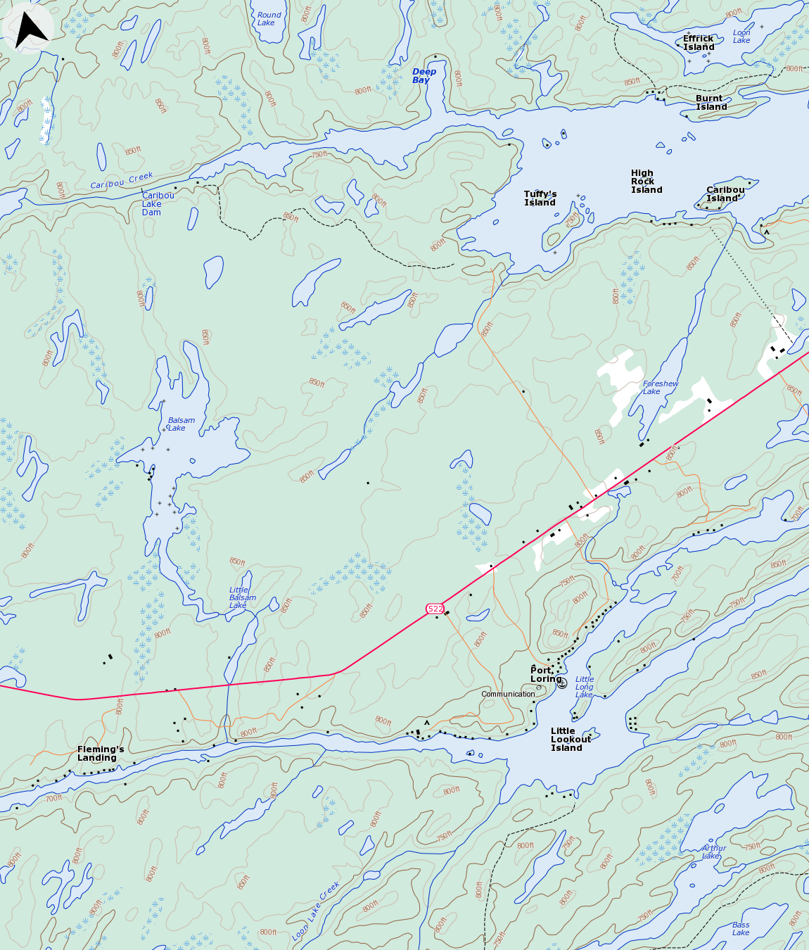Fishing Maps Starting At Port Loring Ontario THE WALTERS POST