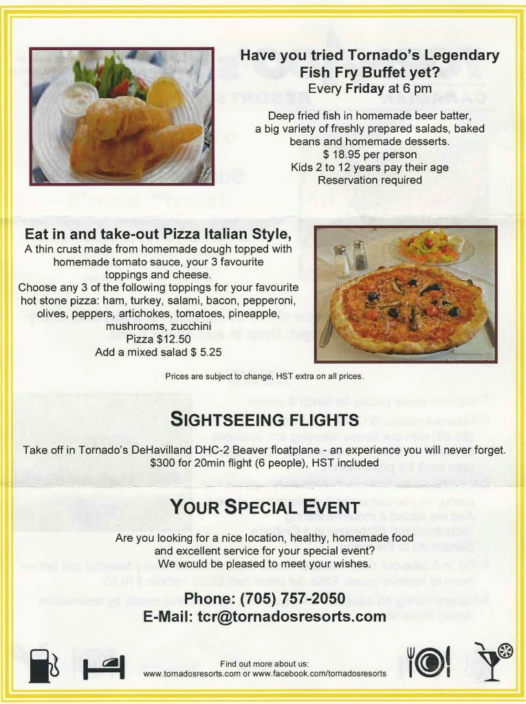 Tornado’s Resort, Port Loring, Ontario, Canada THE WALTERS POST